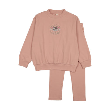 Dainty Stitch Sweatshirt Set