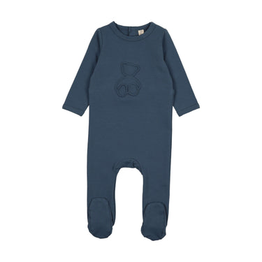 Embossed Teddy Footie