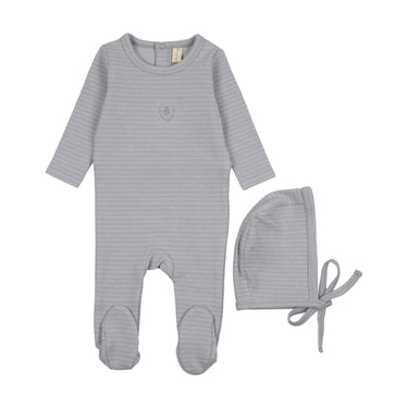 Bonjoy Stripe Footie Set