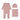 Embossed Petite Layette Set