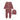 Ribbed Velour Piping Footie Set