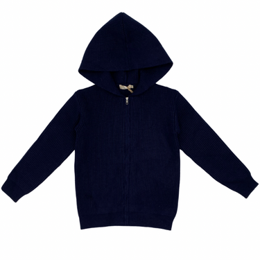 KNIT ZIP UP CARDIGAN