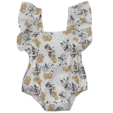 Printed Ruffle Romper