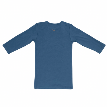 Three Quarter Sleeve Ribbed Tee