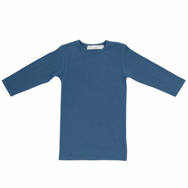Three Quarter Sleeve Ribbed Tee