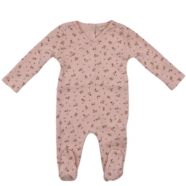 Floral Onesie and Bonnet