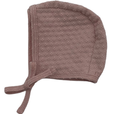 Pointelle Onesie and Bonnet