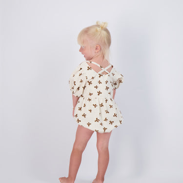 MINI BOW ROMPER