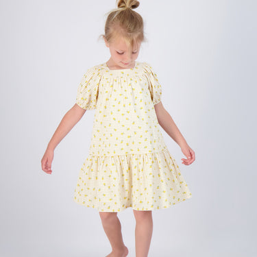 GINGHAM FRUIT DRESS