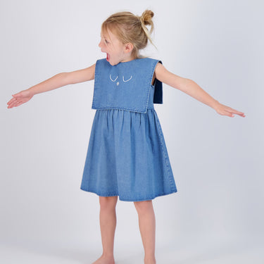 DENIM BIB DRESS
