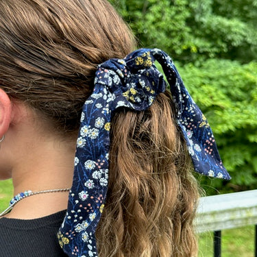 FLORAL  SCRUNCHIE