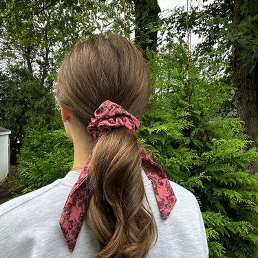 FLORAL  SCRUNCHIE