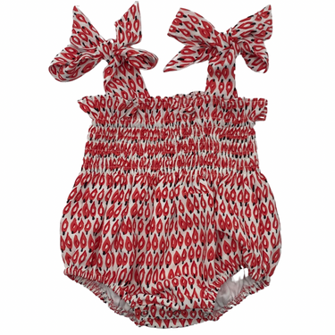 Strawberry Print Romper