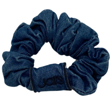 Denim Logo Scrunchie