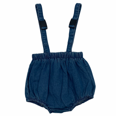 Buckle Denim Romper