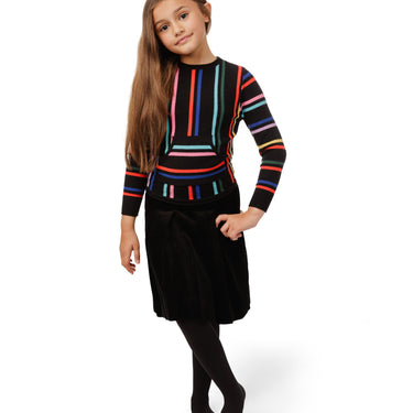 Multicolor Stripe Knit Top