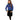 Royal Blue Cable Striped Knit D Top