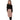 Rose Velvet Bow Pleated Skirt