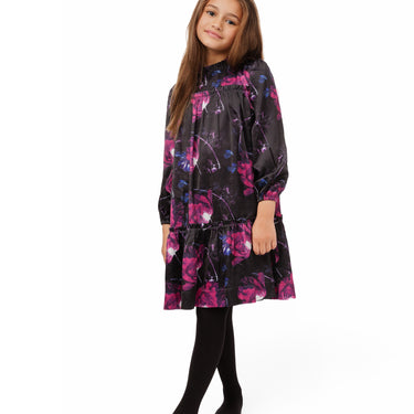 Fuschia Printed Dress