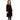 Butterfly Velour Black Dress