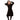 Black Button Front Skirt