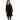 Black Button Front Skirt