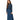 Royal Blue Maxi Dress Knit Top Solid Bottom