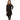 Black Cardigan With Multicolor Butterflies