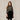 Embroidered Logo Striped Mock Neck