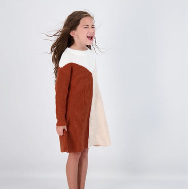 COLORBLOCK KNIT DRESS