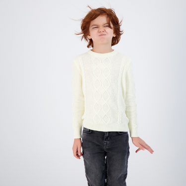 CABLE KNIT TOP