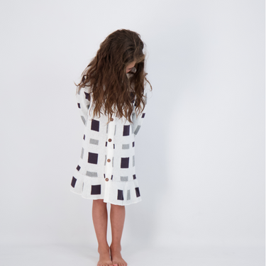SQUARE KNIT DRESS