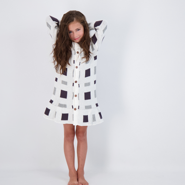 SQUARE KNIT DRESS