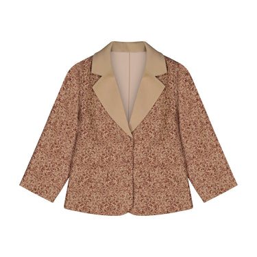 Floral Velvet Blazer