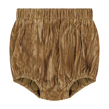 Textured Velvet Bloomer Olive