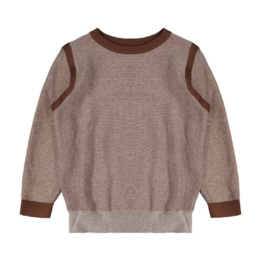 Contrast Trim  Sweater