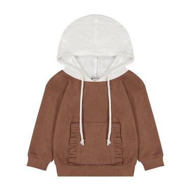 Ruffle Pocket Sweatshirt