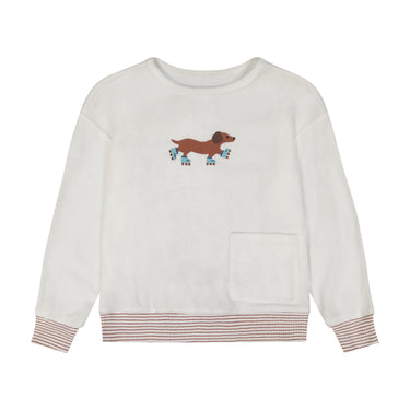 Rollerskating Dog Sweatshirt