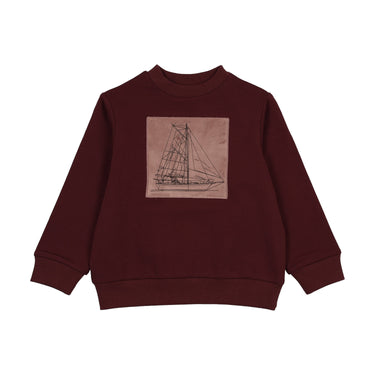 Sailor Velour Patch Top