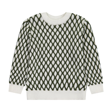 Patterned Knit Sweater