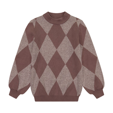 Intarsia Knit Girl Sweater