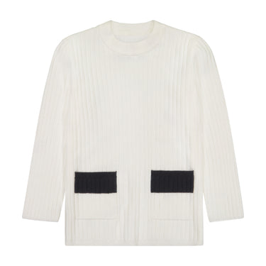 Rib Knit Boy Sweater