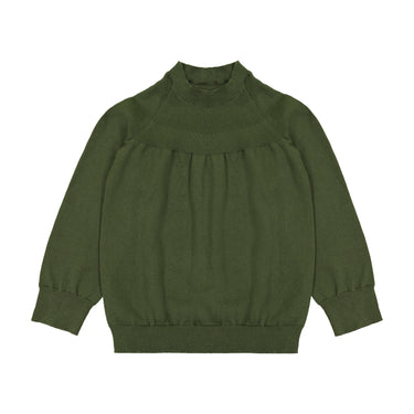 Olive Knit Boy Sweater