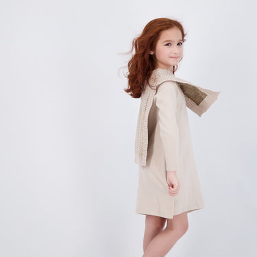 Dot Bib Knit Dress
