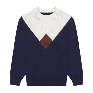 Colorblock Knit Sweater