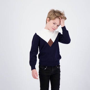 Colorblock Knit Sweater