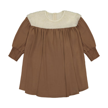 Sherpa Combo Dress
