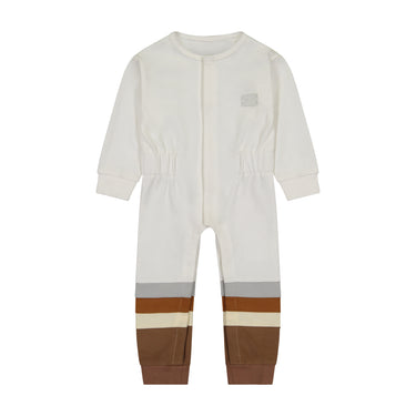 Colorblock Cuff Romper